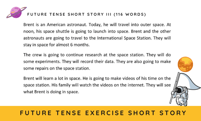 Future Tense Exercise Short Stories