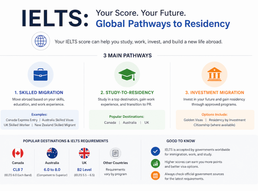 You Passed IELTS. Here’s Where You Can Actually Move in 2026 ad-mania