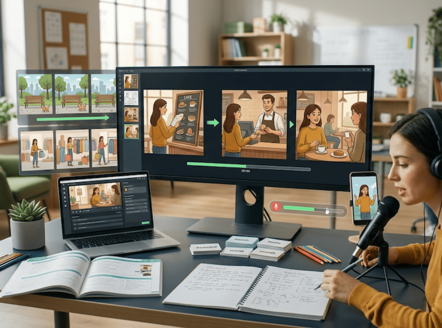 Turn Your English Short Stories Into Videos: A Fun Way to Practice Speaking and Vocabulary ad-mania